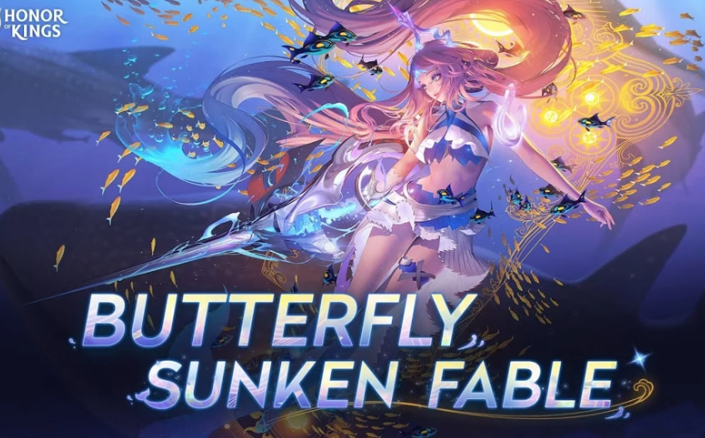 Review dan Cara Mendapatkan Butterfly Sunken Fable di Honor of Kings