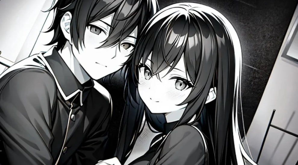 Kumpulan PP Couple Anime Hitam Putih, Tinggal Download dan Pasang!